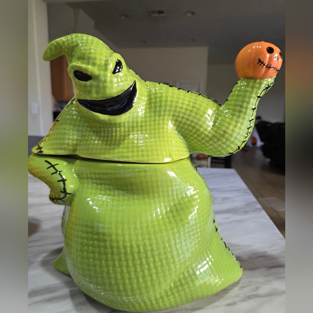 Green Oogie Boogie Cookie Jar